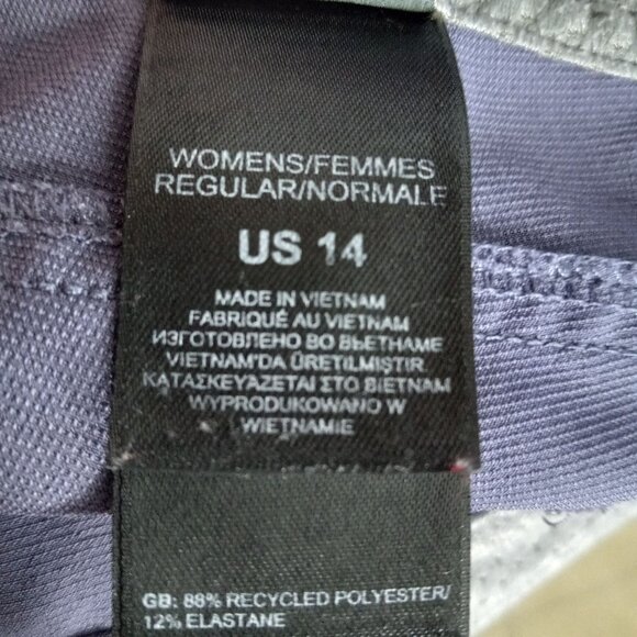 The North Face Size 14 Cargo Shorts Womens Purple Recycled Polyester Elastane - Picture 3 of 7